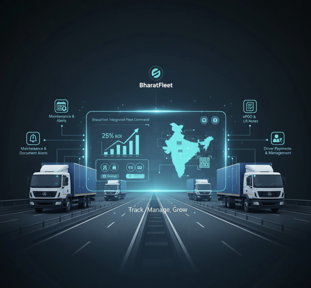 BharatFleet Dashboard Screenshot